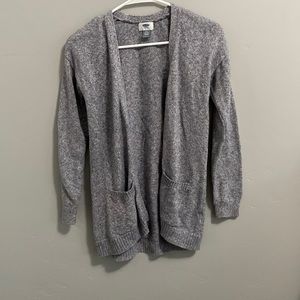 Gray cardigan